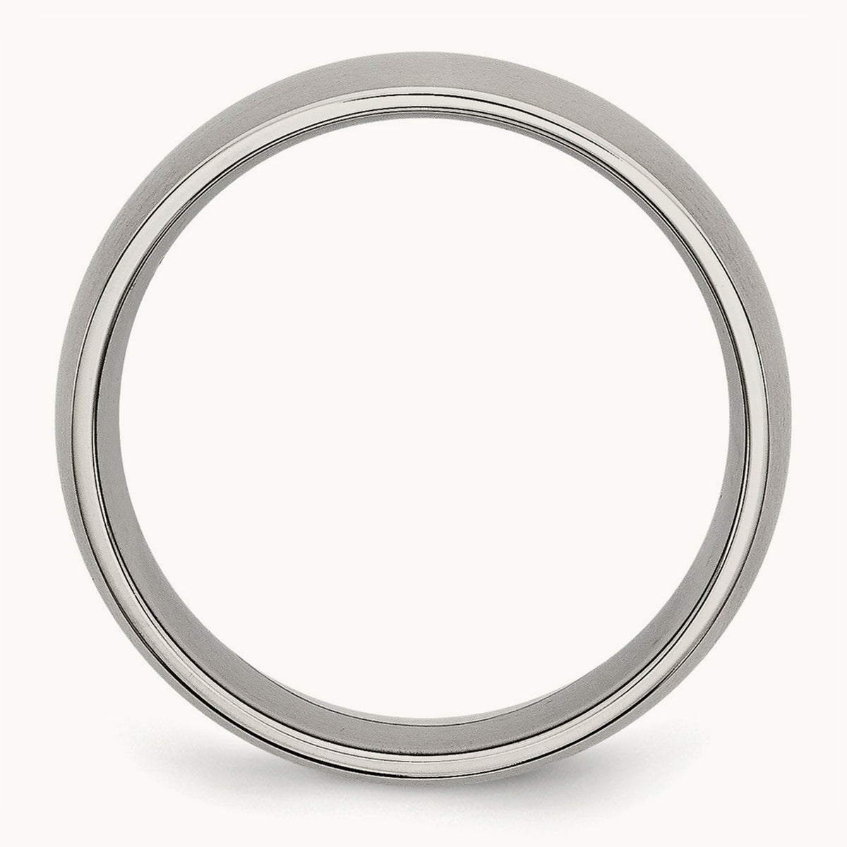 Brushed Half Round Band — 7mm