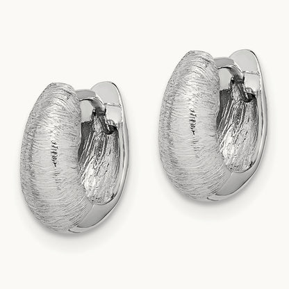 Textured Hoop Earrings — photo set