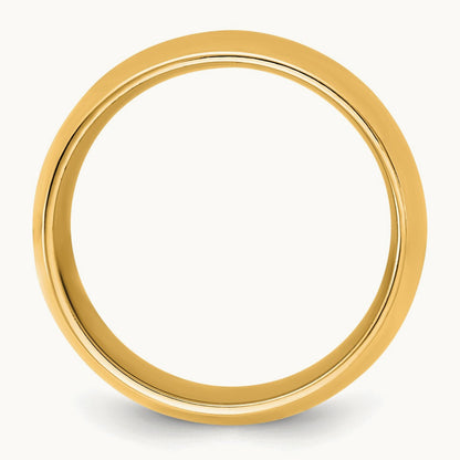 Standard Comfort Fit Band, 10mm, 10K Yellow Gold