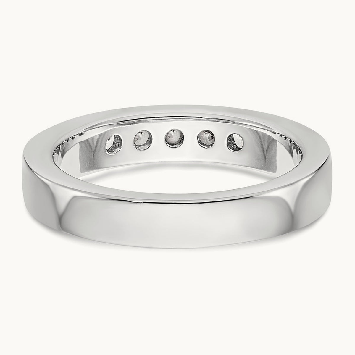 5-Stone Diamond Channel Band — 0.40 ct tw, 6
