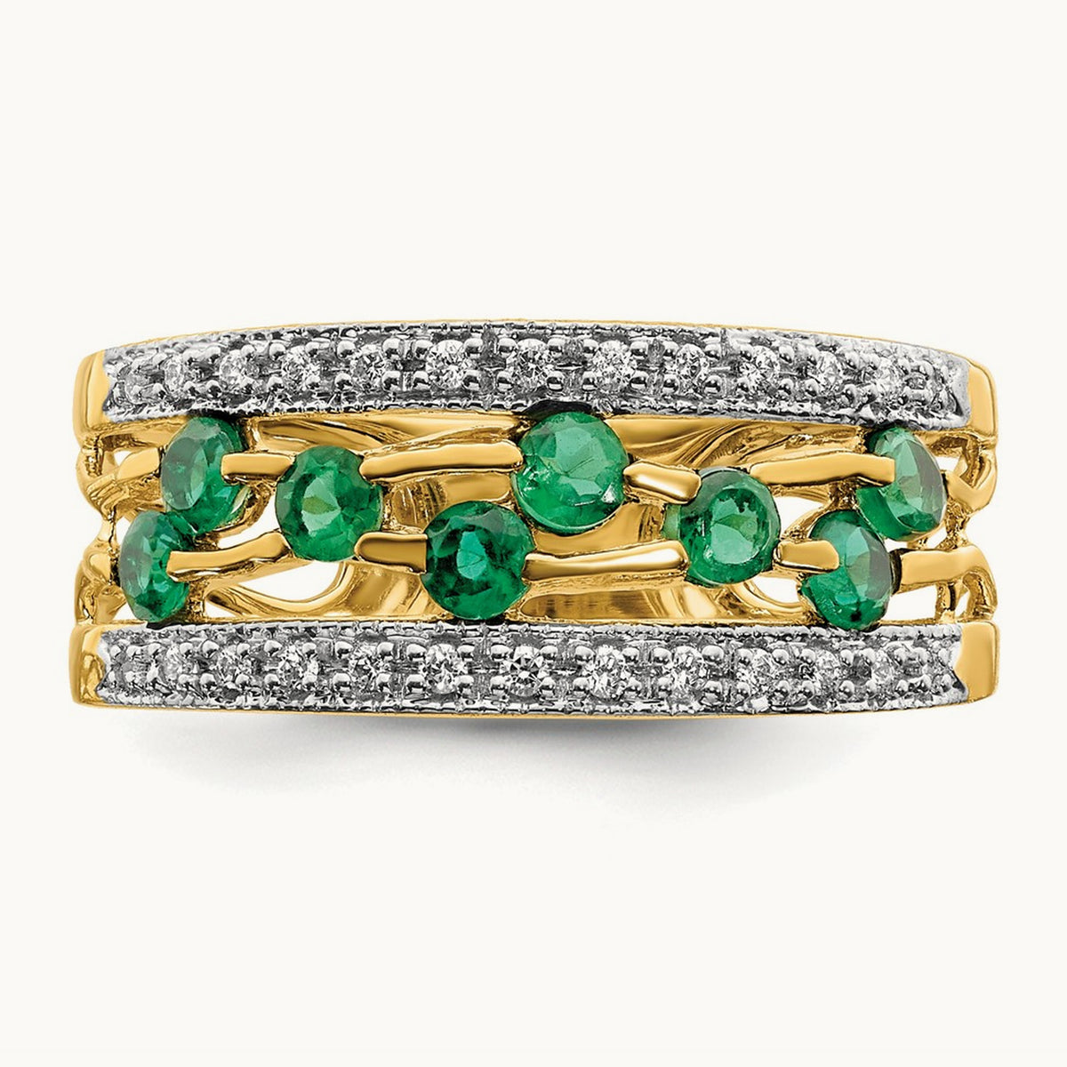 Emerald and Diamond Ring — photo set