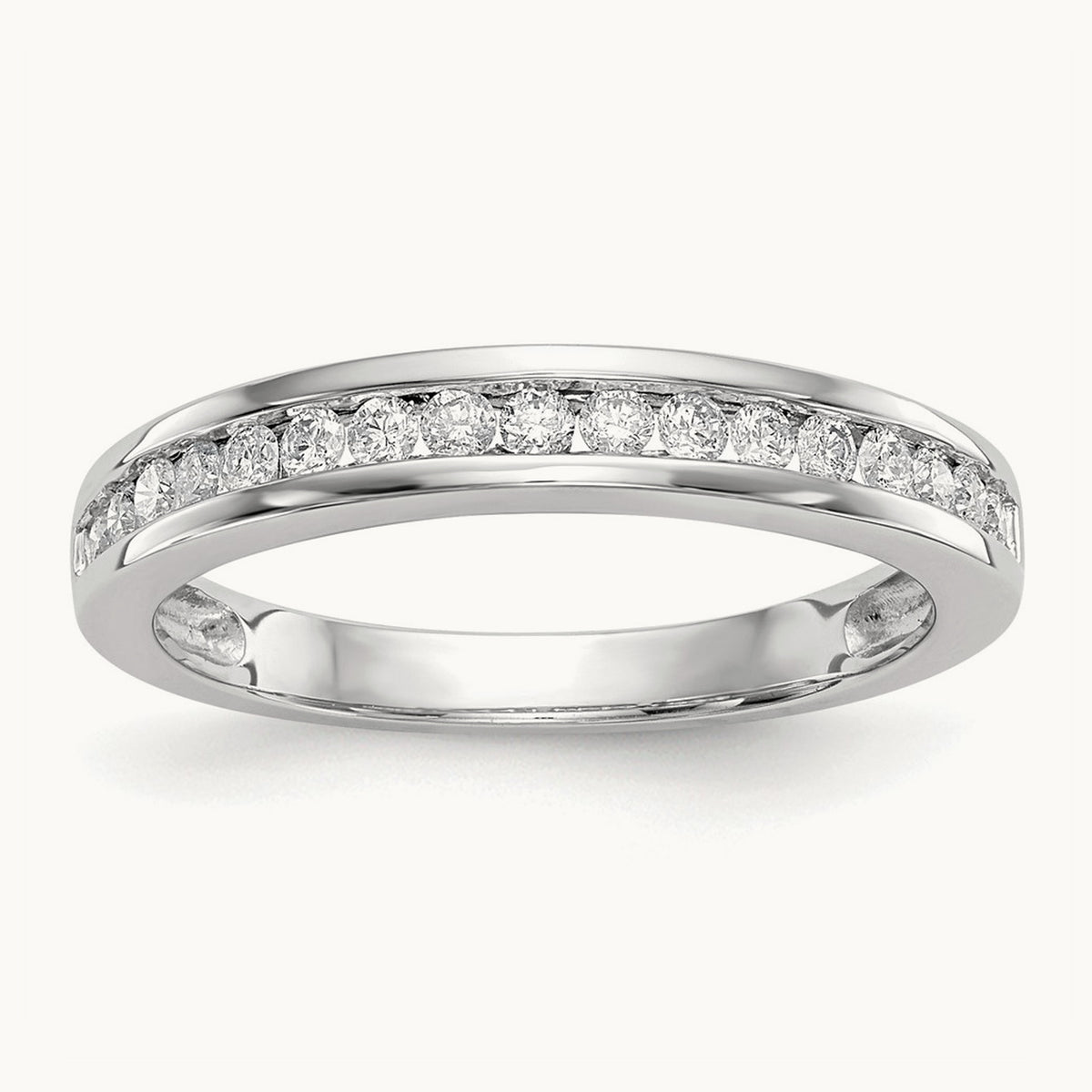 Channel-Set Wedding Band — 1/3 ct, Standard, 7