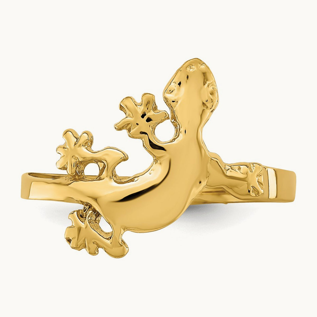 Lizard Ring, 14K