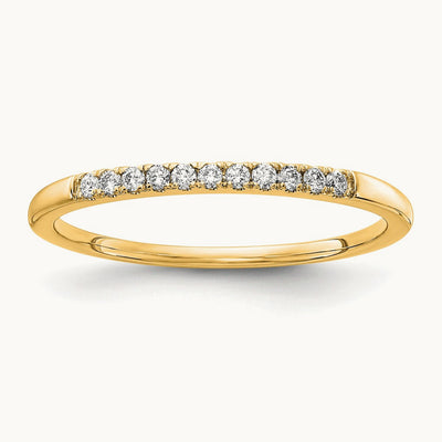 Wedding Band, 0.10-5.25 ct tw Lab-Grown Diamond — 1/10 ct · VS/SI (Great), 14K Yellow Gold
