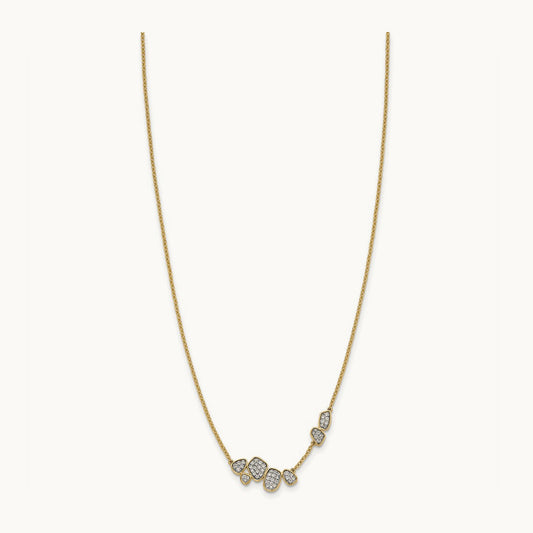 Cluster Necklace, 0.50 ct tw Lab-Grown Diamond