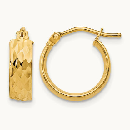 Polished and D/C Hoop Earrings — Leslie's — photo set