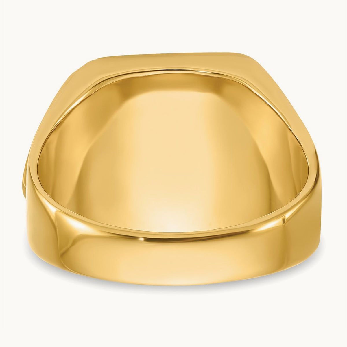 Men's Textured w/ Black Enamel & Lab Cr. Ruby Masonic Ring, 14K