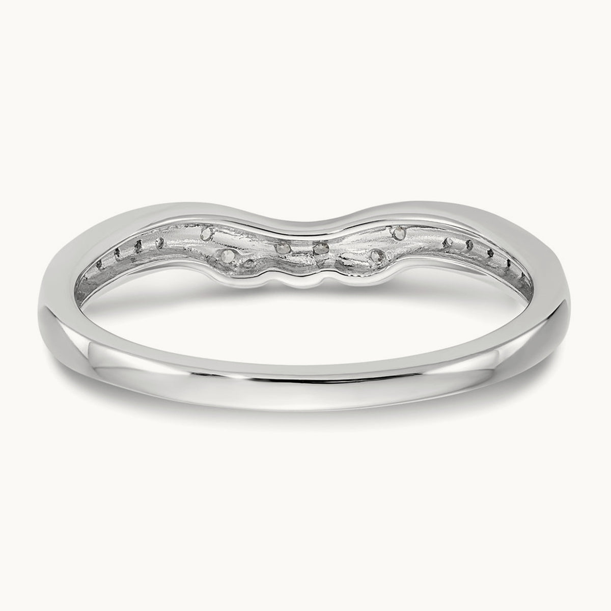 Diamond Band, 14K White Gold