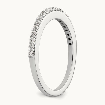 Diamond Wedding Band, 14K White Gold