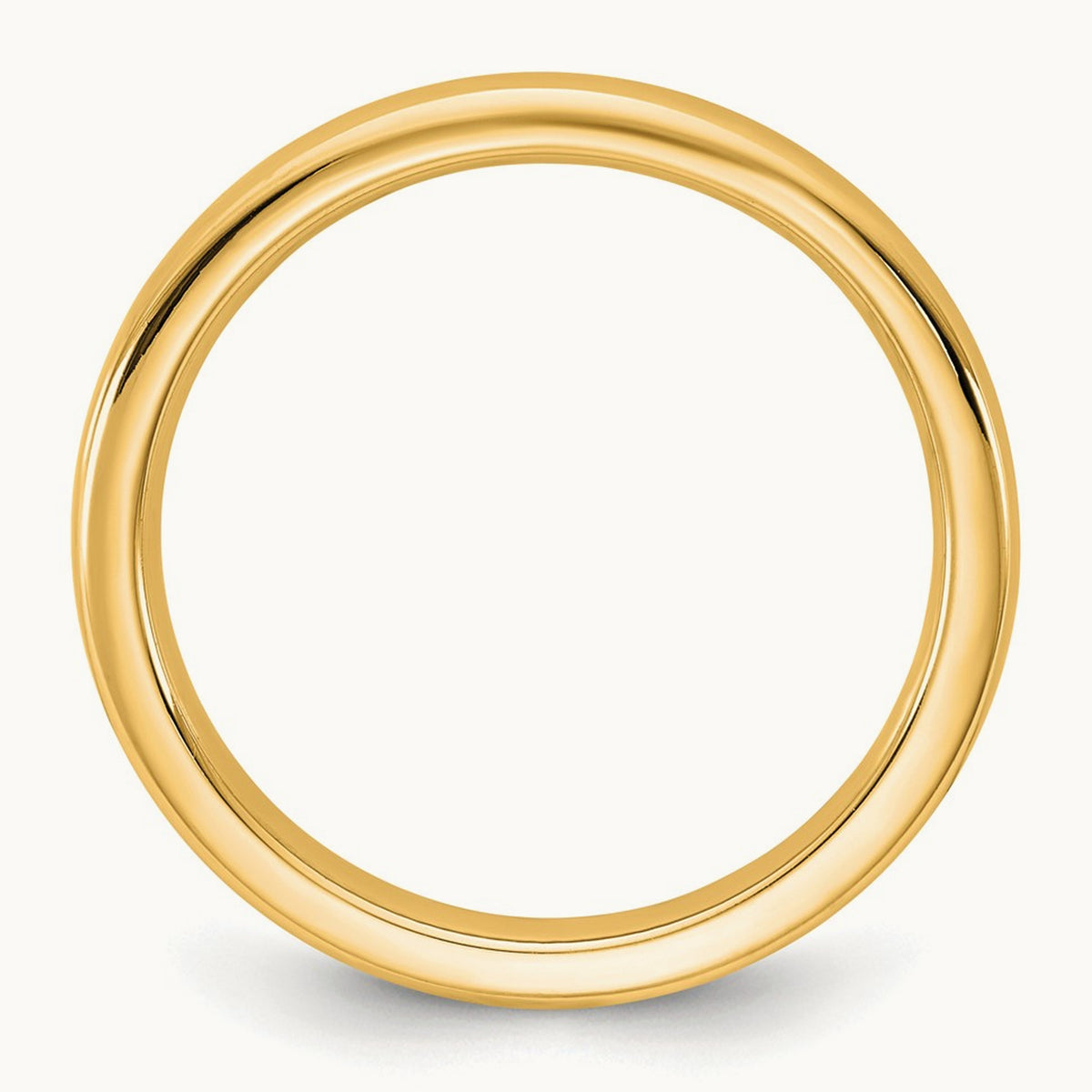 European Comfort Fit Band — 14K Yellow Gold, 2.5mm