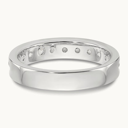 11- Stone Ladies Band Mounting, 2.8mm, 14K White Gold
