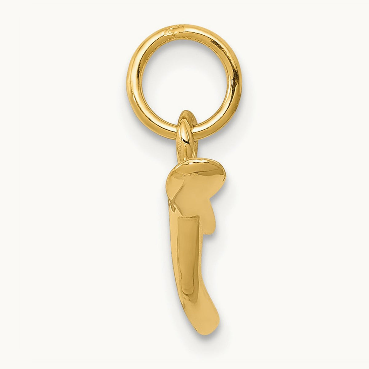 Wishbone Charm, 14K
