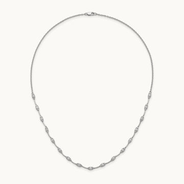 Fashion Tennis Necklace, 2.00 ct tw Lab-Grown Diamond