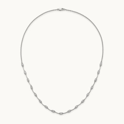 Fashion Tennis Necklace, 2.00 ct tw Lab-Grown Diamond
