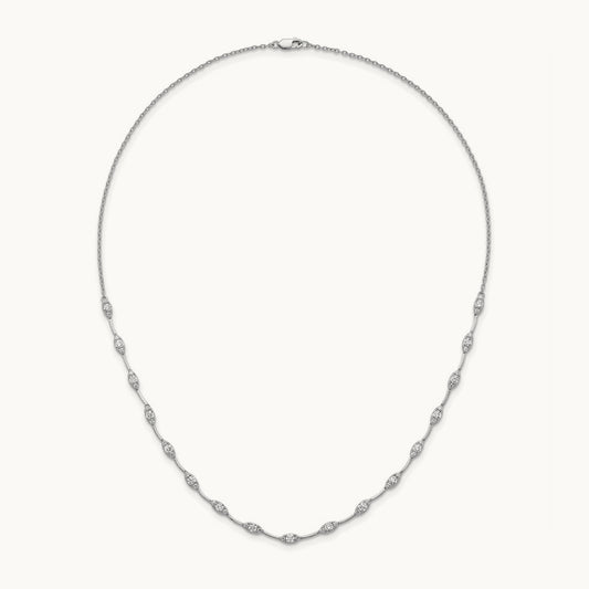 Fashion Tennis Necklace, 2.00 ct tw Lab-Grown Diamond