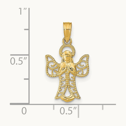 Angel Pendant, 14K
