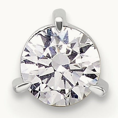 3 Prong Chain Slide, 0.50-0.75 ct tw Lab-Grown Diamond