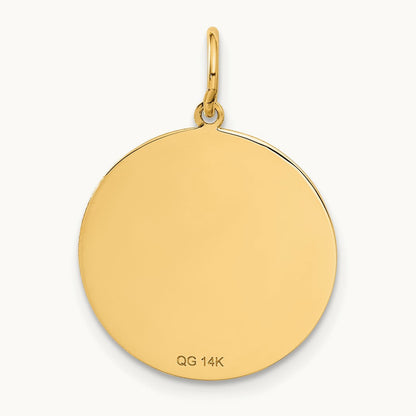 GRADUATION DAY Disc Charm, 14K