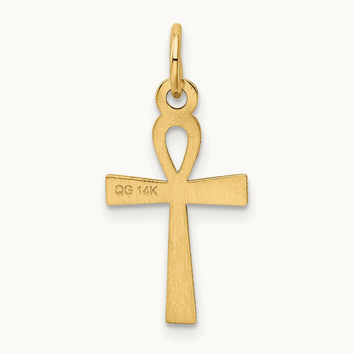 Laser Designed Ankh Cross Charm — 22mm