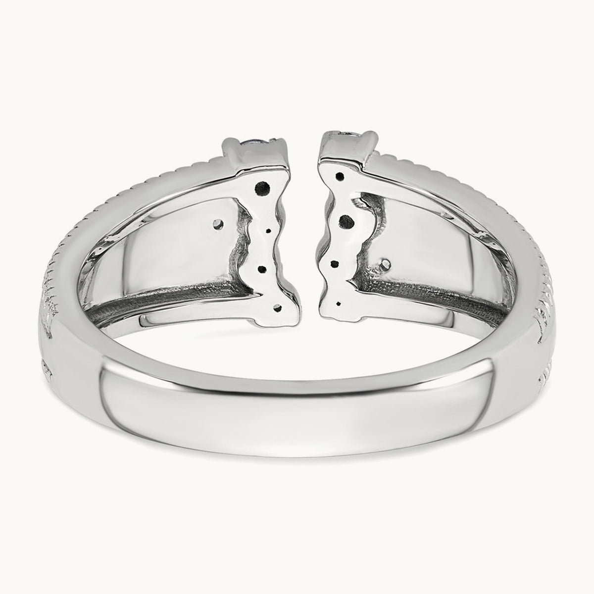 Fashion Ring, 0.25 ct tw Lab-Grown Diamond — 14K White Gold