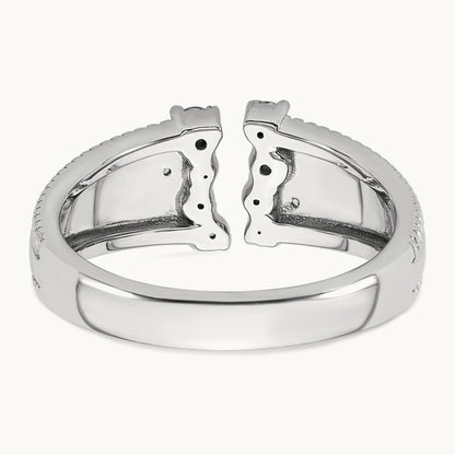 Fashion Ring, 0.25 ct tw Lab-Grown Diamond — 14K White Gold