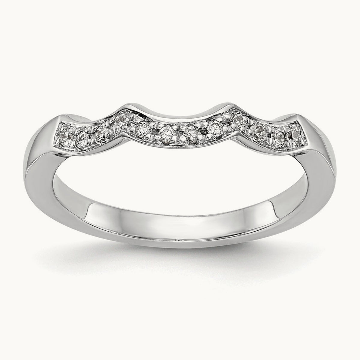Wedding Band, 0.10 ct tw Lab-Grown Diamond