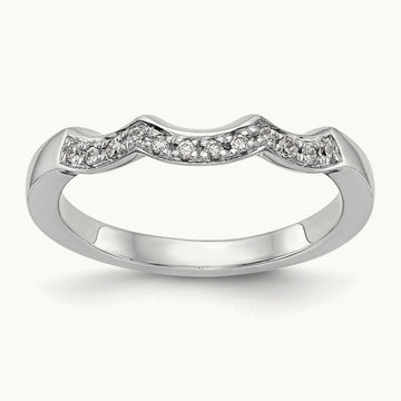 Wedding Band, 0.10 ct tw Lab-Grown Diamond