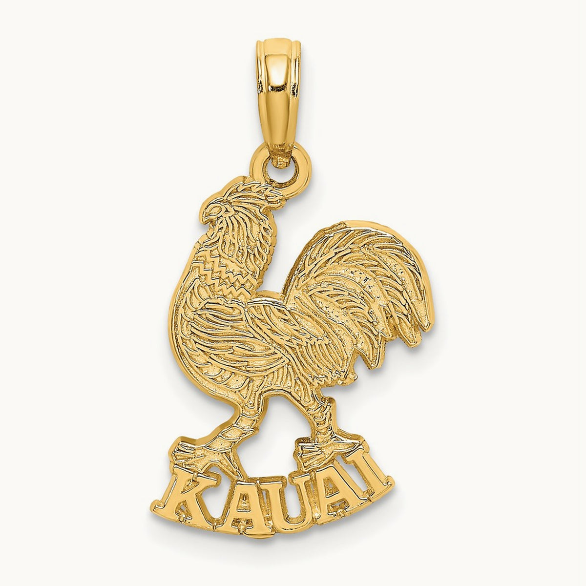 KAUAI Rooster Charm, 14K
