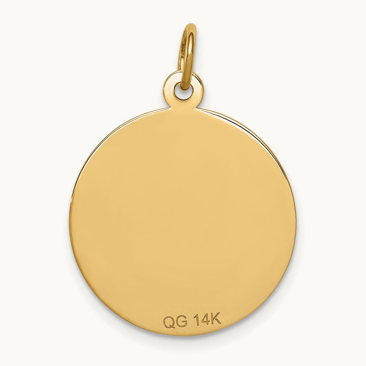 Non-enameled Medical Jewelry Pendant, 14K