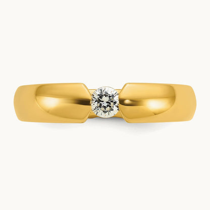 IBGoodman Men's Diamond Complete Ring, 14K