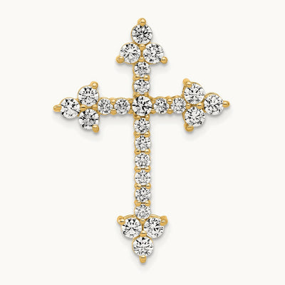 Cross Pendant, 1.50 ct tw Lab-Grown Diamond