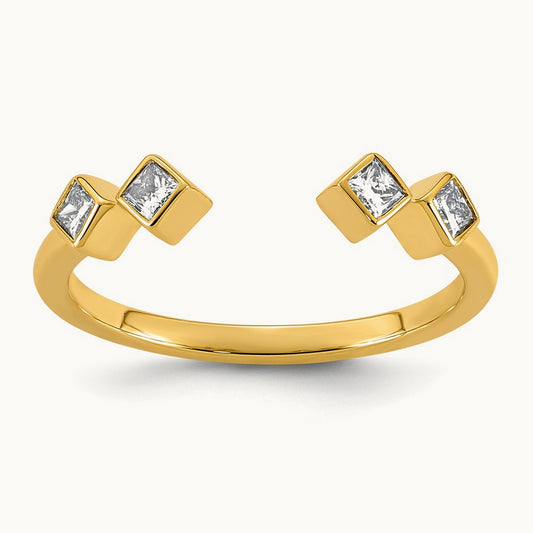 Fashion Ring, 0.20 ct tw Lab-Grown Diamond