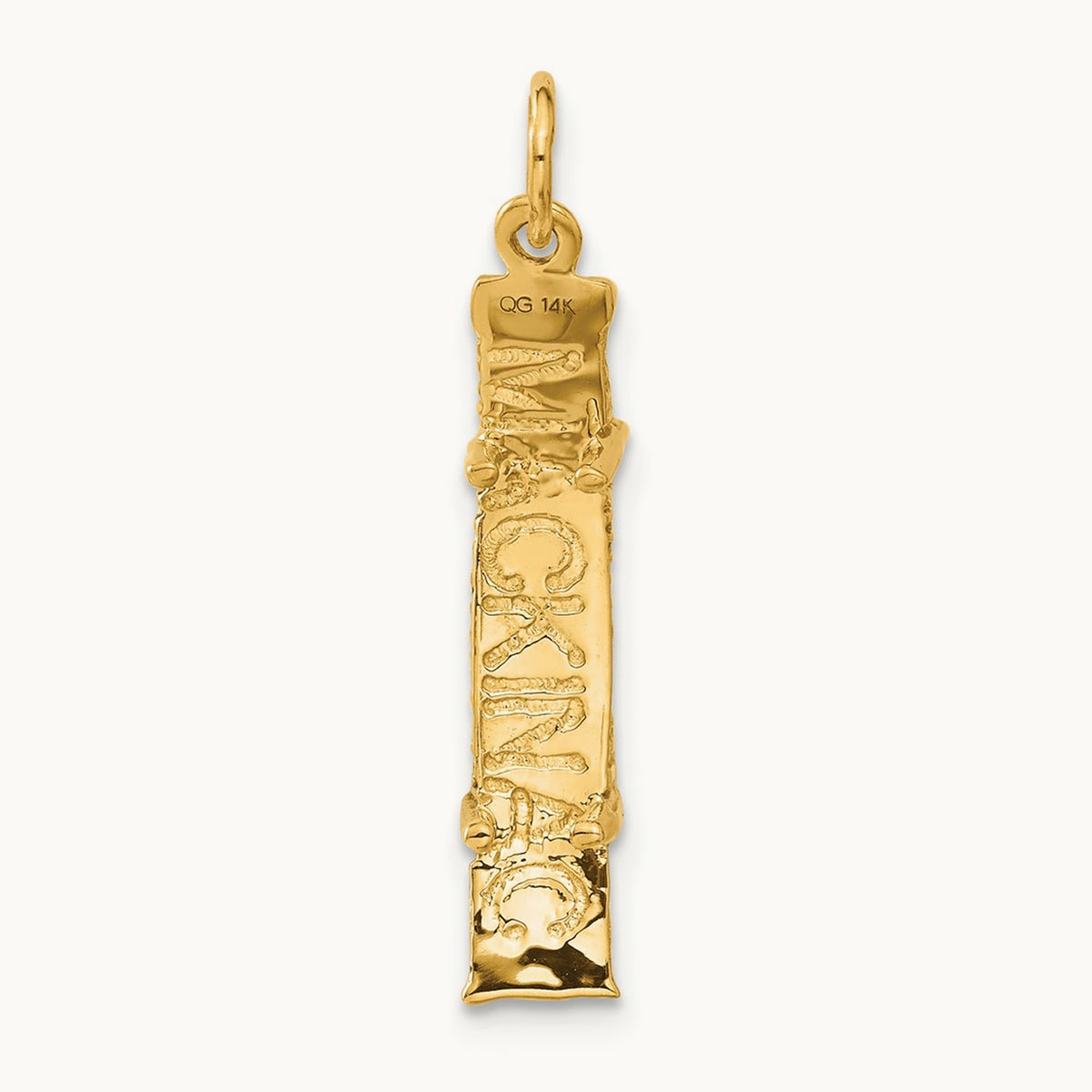 3D Mackinac Bridge Charm, 14K