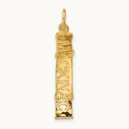 3D Mackinac Bridge Charm, 14K
