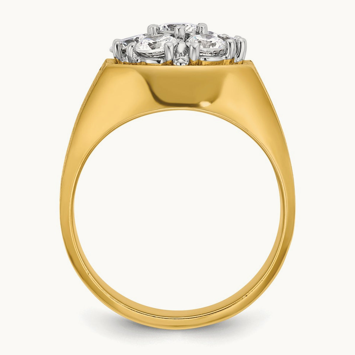 Men's Cluster Ring, 1.50 ct tw Lab-Grown Diamond