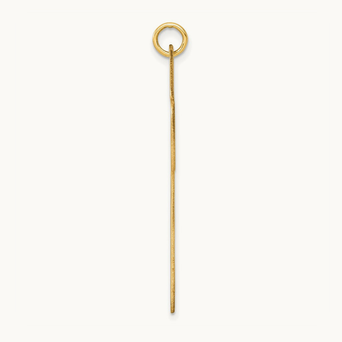 Polished Cross Charm, 14K