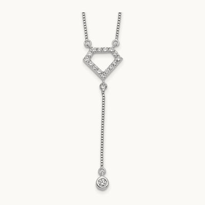 Geometric Shape Necklace, 0.25 ct tw Lab-Grown Diamond