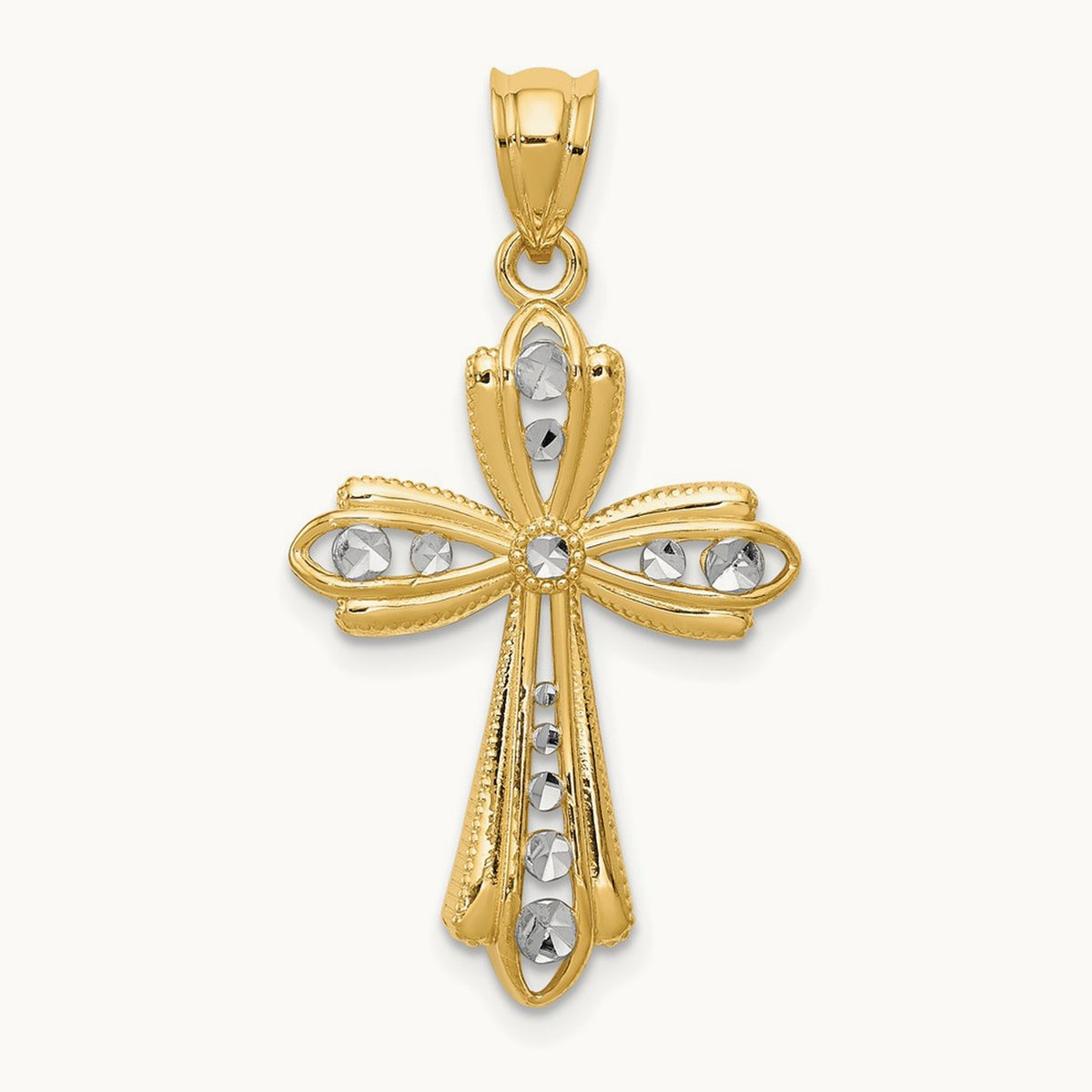 w/ Diamond Cut Cross Charm — photo set