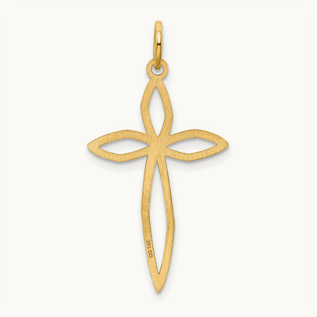 Laser Designed Passion Cross Pendant — 31mm