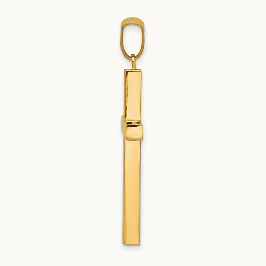 Latin Cross Pendant — 14K Yellow Gold