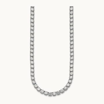 Straight Tennis Necklace, 56 1/4-74 1/4 ct Lab-Grown Diamond