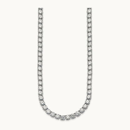 Straight Tennis Necklace, 56 1/4-74 1/4 ct Lab-Grown Diamond