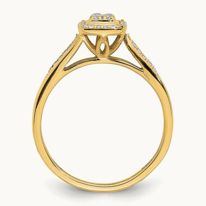 Diamond Complete Engagement Ring — photo set