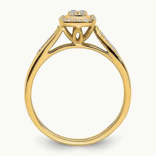Diamond Complete Engagement Ring — photo set