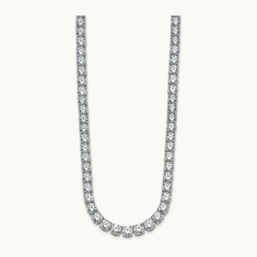 Straight Tennis Necklace, 44-58 1/3 ct Lab-Grown Diamond