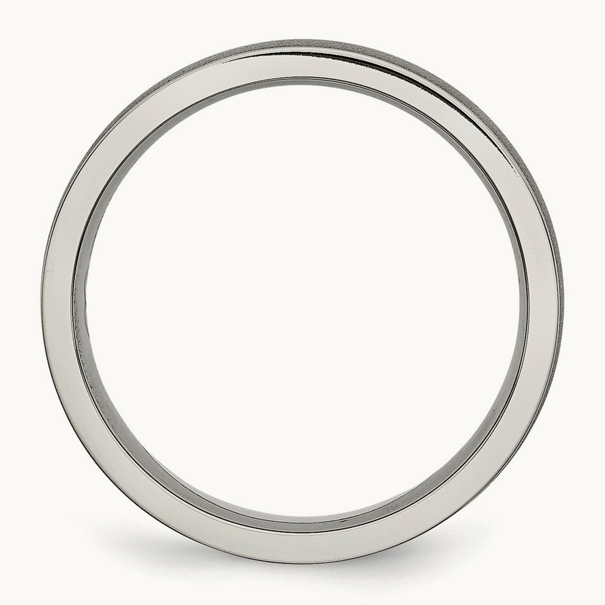 Brushed Center Ridged Edge Band — photo set (3)