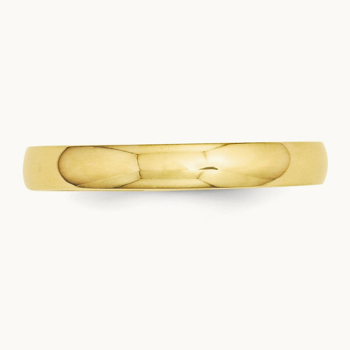 Half Round Band, 3mm, 10K Yellow Gold