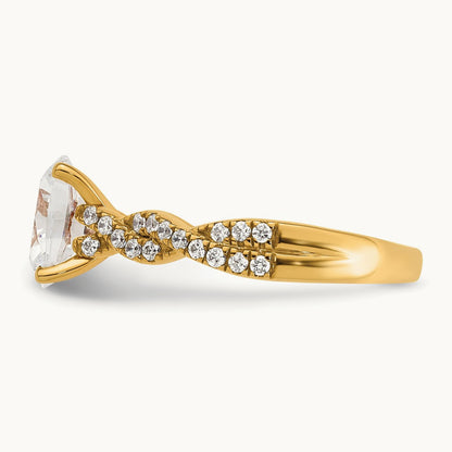 Oval Engagement Ring, 2.00 ct tw Lab-Grown Diamond