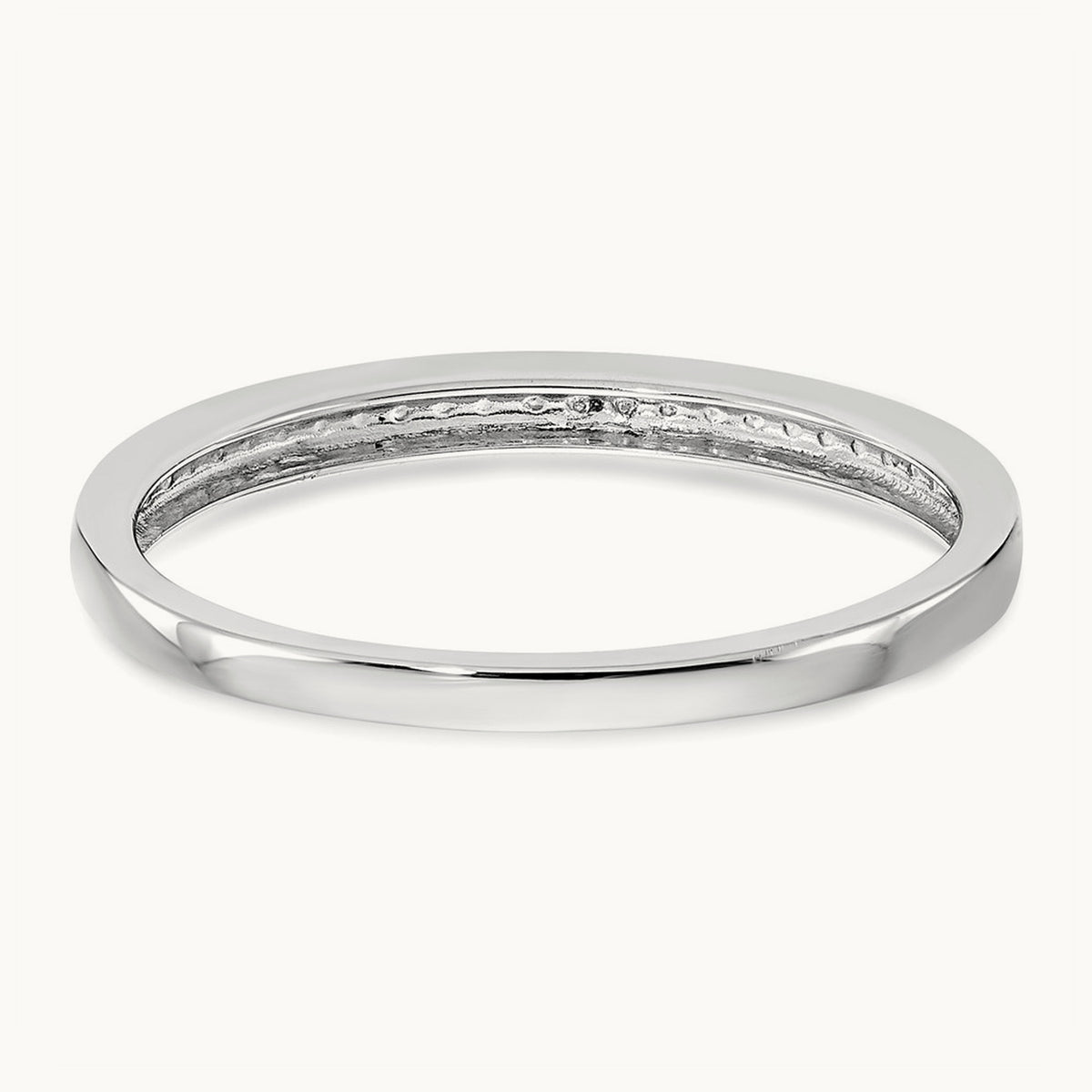 Diamond Wedding Band, 14K White Gold