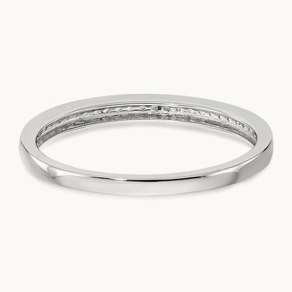 Diamond Wedding Band, 14K White Gold